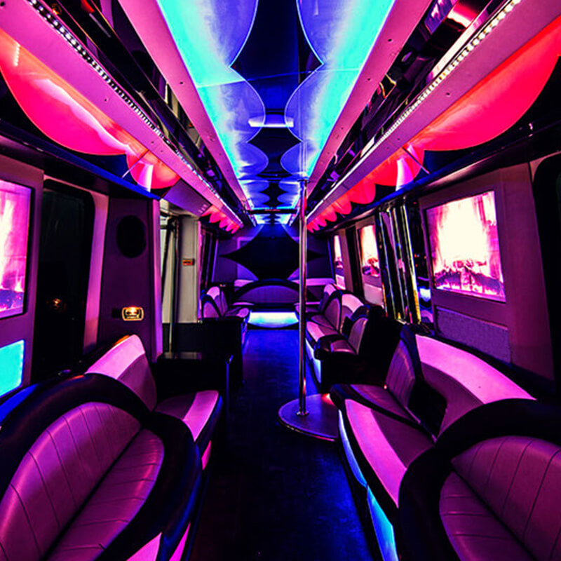 party bus interior