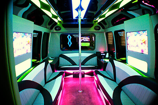 inside a party bus