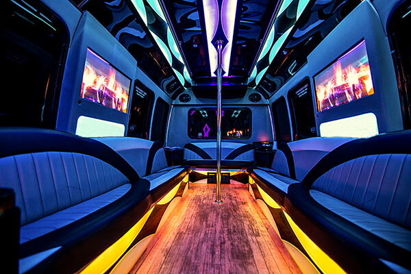 inside a tacoma party bus