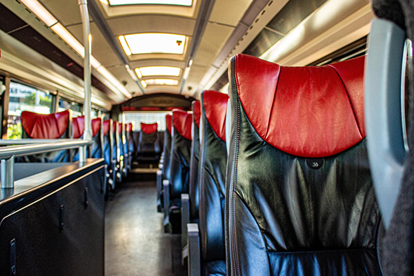 shuttle bus interior